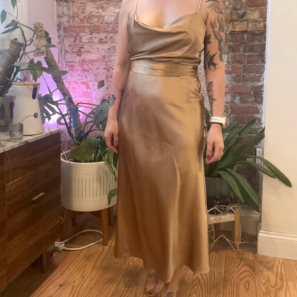 Grace Loves Lace Anya Eco Gold Bridesmaid dress